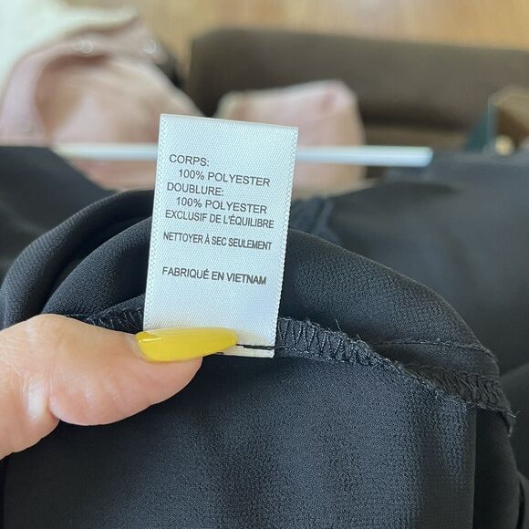 ASTR Cocktail Dress Size Small Lace Trim Black Formal Party Mini Shift REVOLVE - Picture 9 of 9